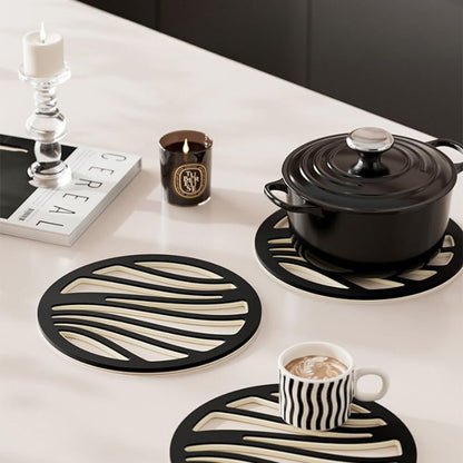 ThermoFlex Set | 6 värmebeständiga 2-i-1 underlägg för grytor &amp; porslin