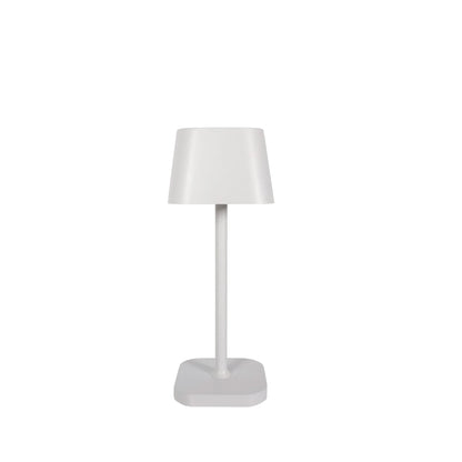 Trådlampad aluminium LED-bordslampa med touch-dimmer – Laddningsbar och bärbar