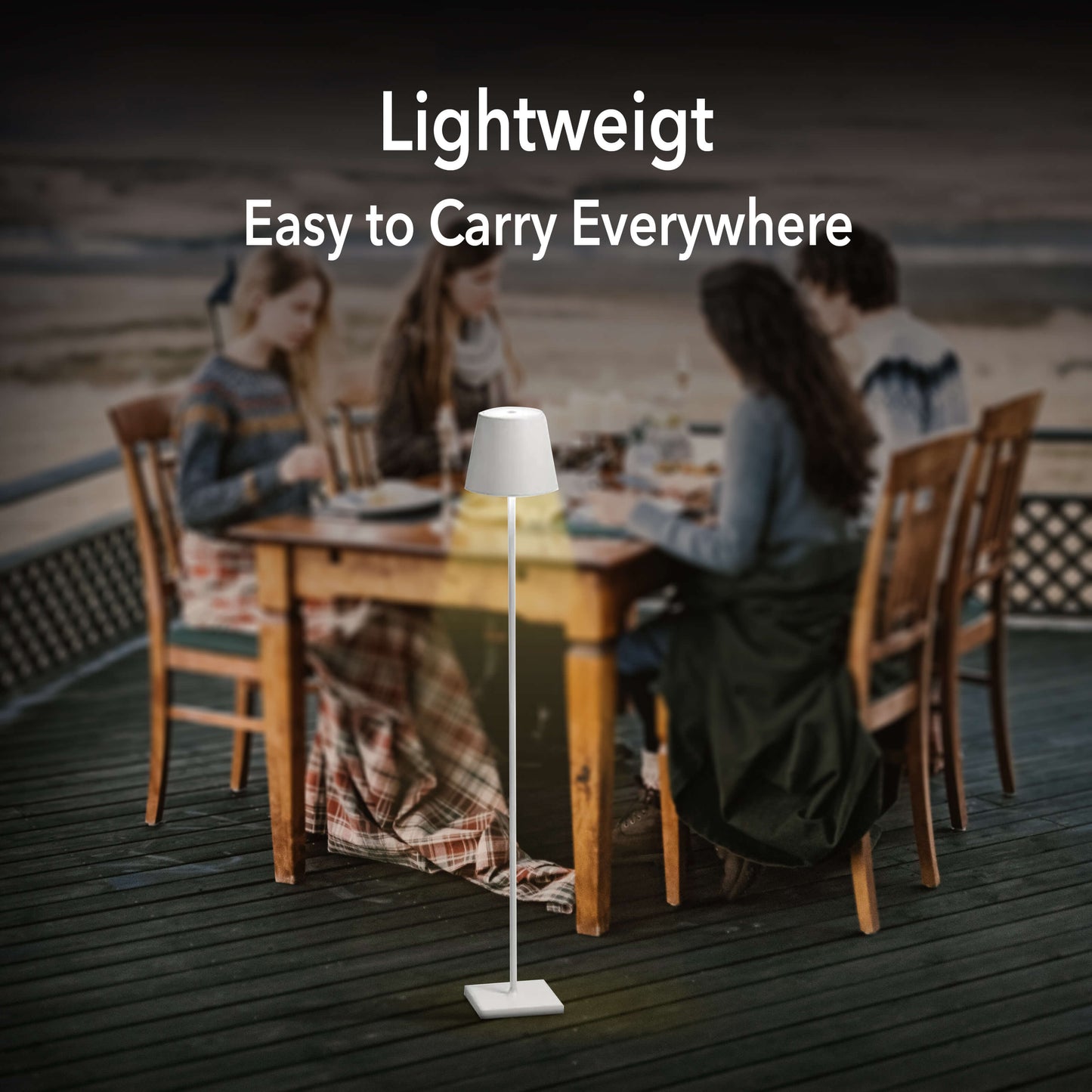 Royaleva Trådlös Golvlampa – Sleek Modern Vattentålig LED-belysning för Hem och Kontor