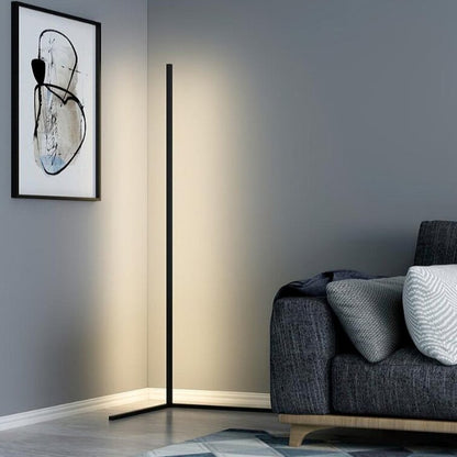Modern LED Aluminium Hörngolvlampa