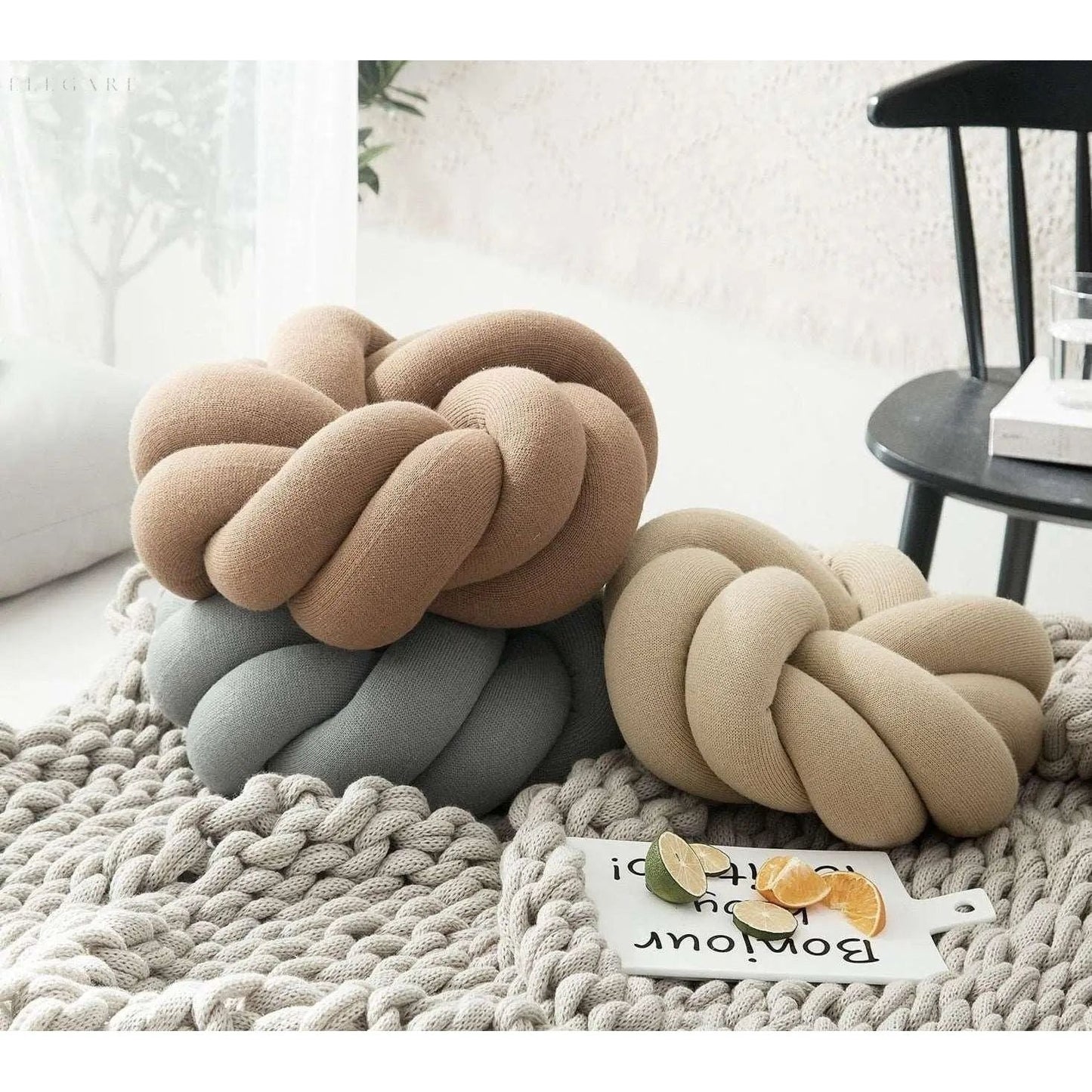 Cotton Knot Pillow - Bomullsknutkudde