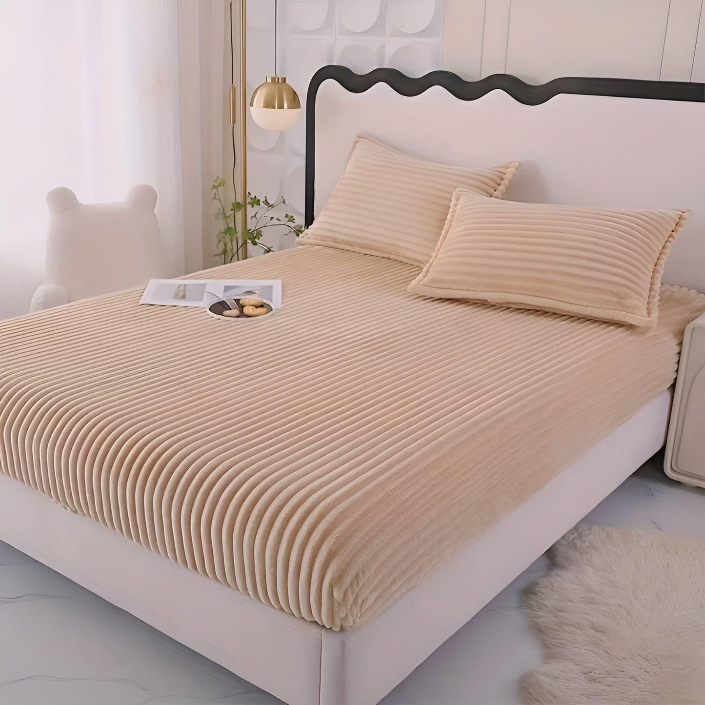 CozyVelvet Duvet Cover - Bekväm Tjockad Mjölkmadrasskydd