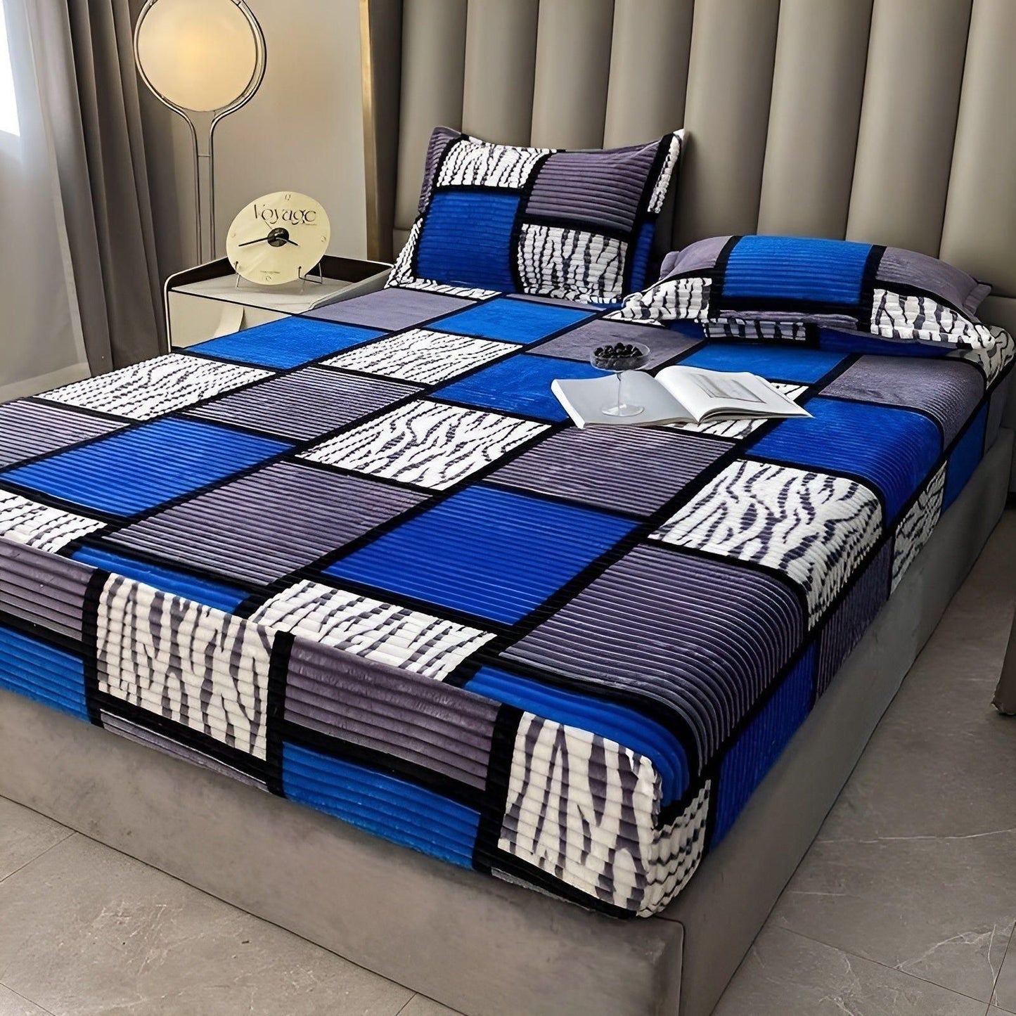 CozyVelvet Duvet Cover - Bekväm Tjockad Mjölkmadrasskydd