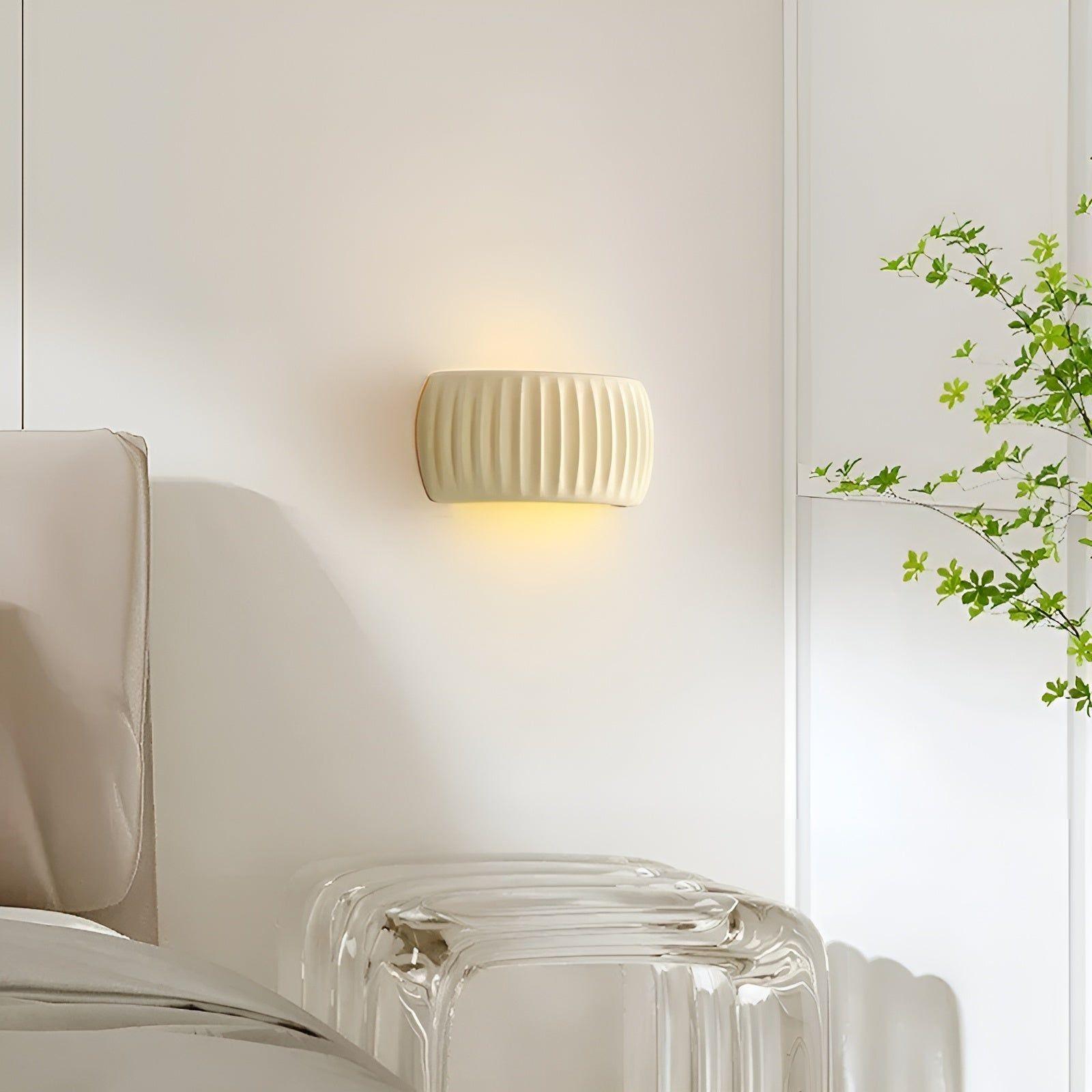 Lanzotti Lampa - Nordisk Dekorativ Ribbade Vägglampa