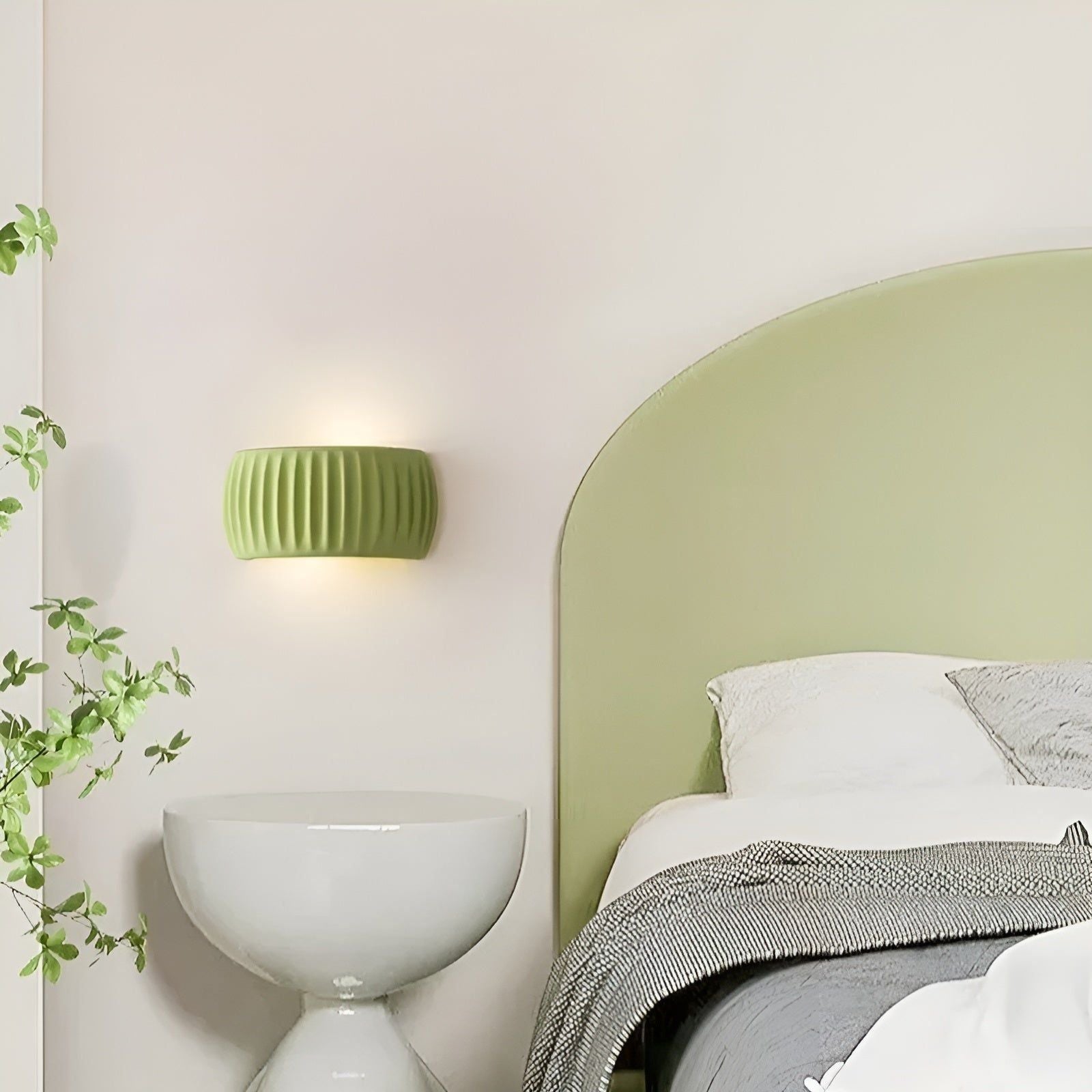 Lanzotti Lampa - Nordisk Dekorativ Ribbade Vägglampa