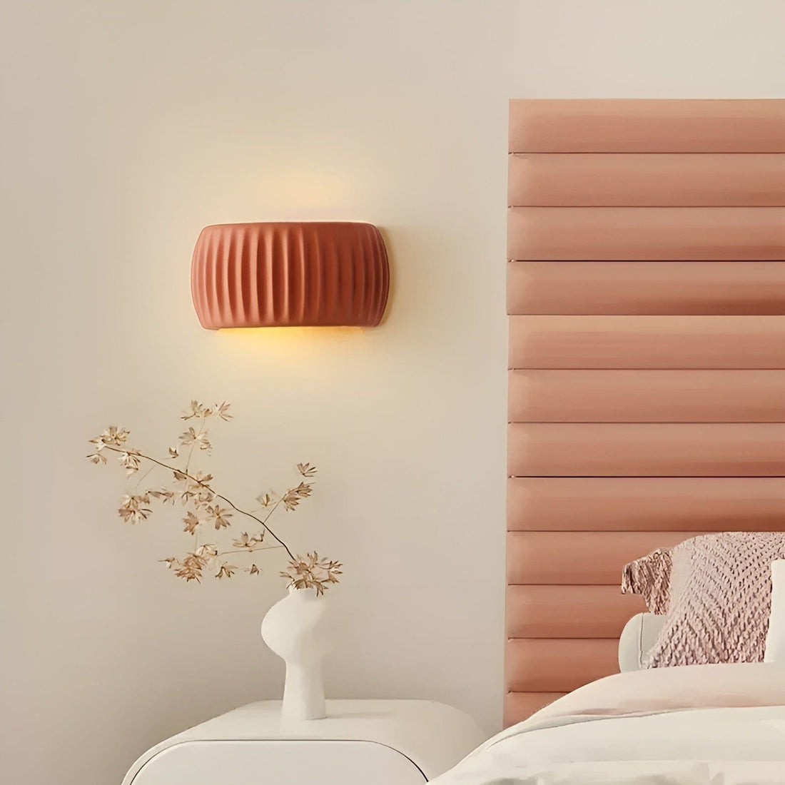 Lanzotti Lampa - Nordisk Dekorativ Ribbade Vägglampa