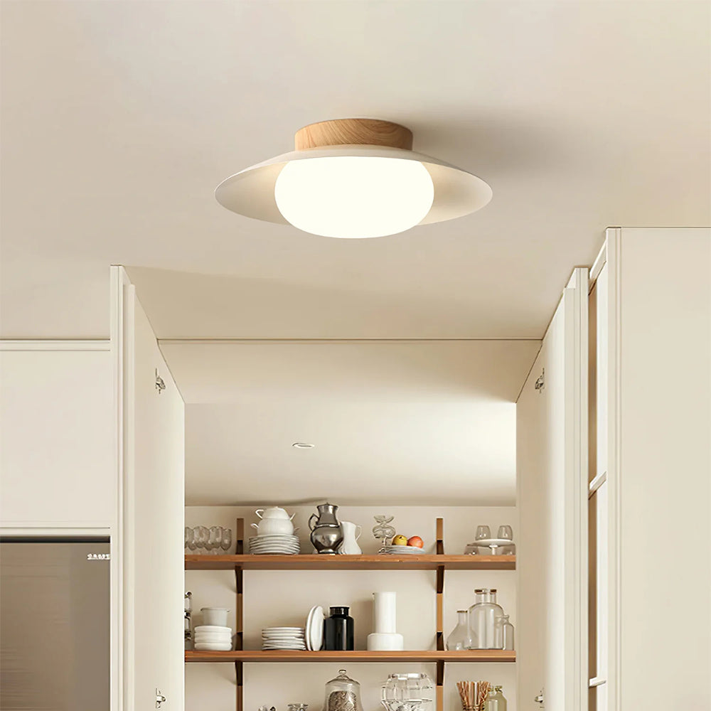 Rund Plafondlampa för Sovrum