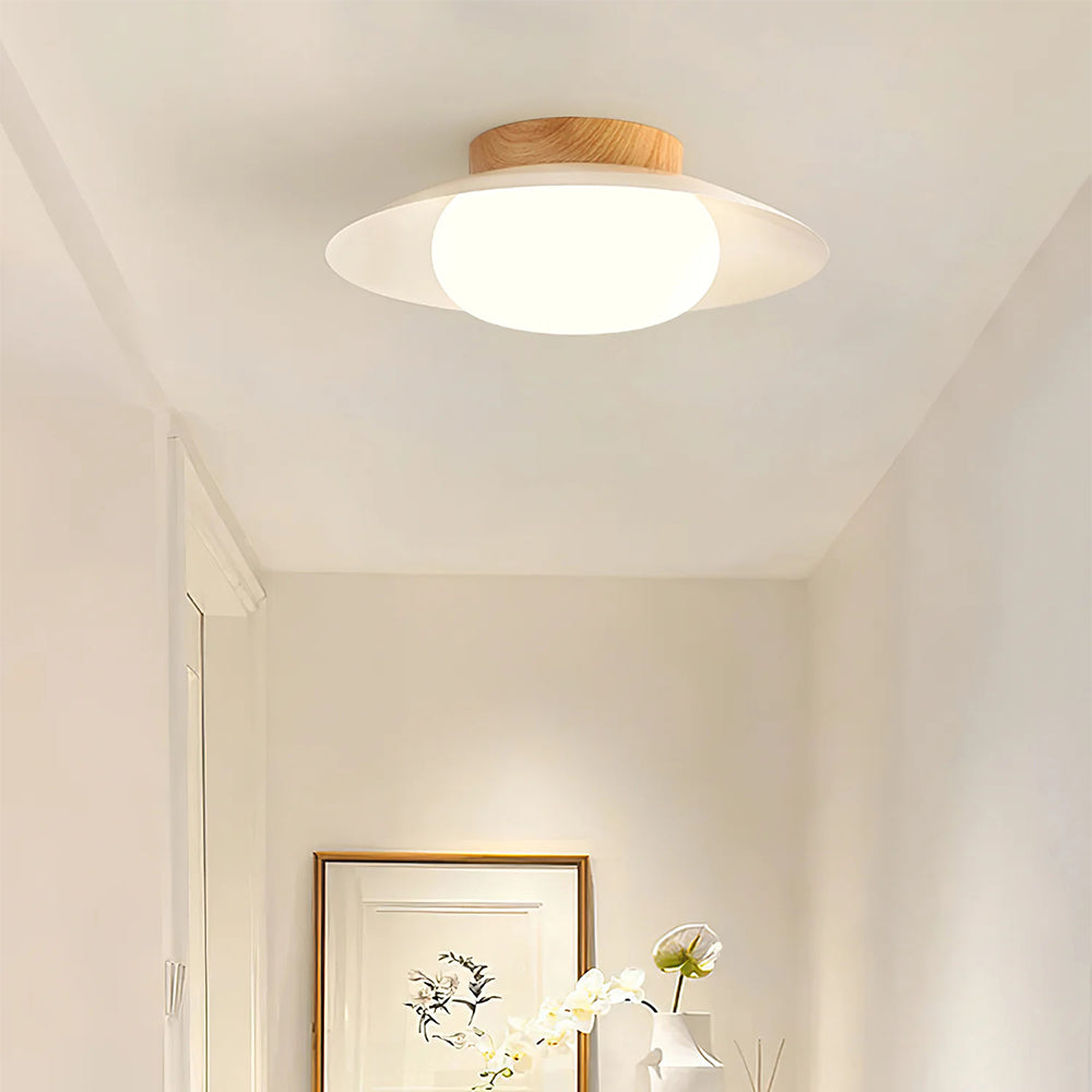 Rund Plafondlampa för Sovrum