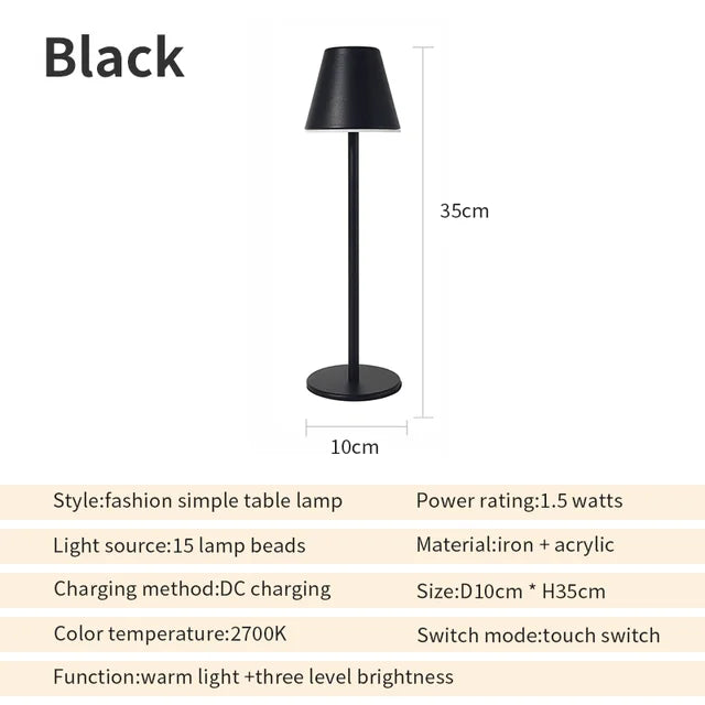 LumiFlex - Uppladdningsbar Bordslampa