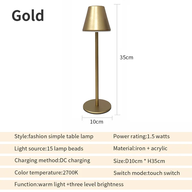 LumiFlex - Uppladdningsbar Bordslampa
