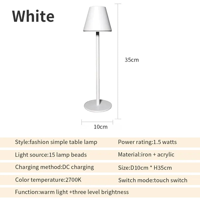 LumiFlex - Uppladdningsbar Bordslampa