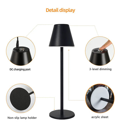 LumiFlex - Uppladdningsbar Bordslampa