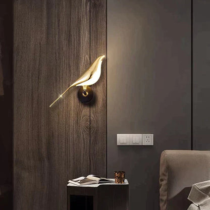 VogelLicht - Skandinavisk LED-fågel vägglampa