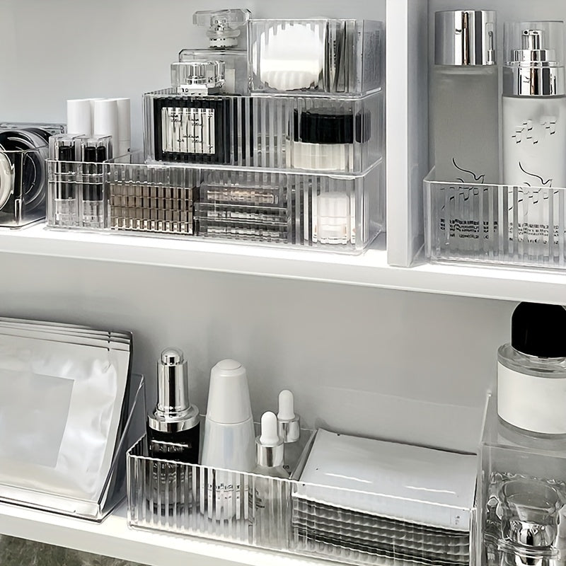 Carvallo Make-up Organizer med lådor | Transparent akryl | Stilig förvaring för kosmetik och smycken