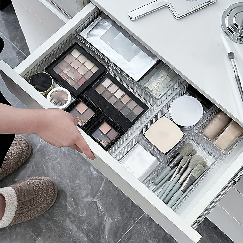 Carvallo Make-up Organizer med lådor | Transparent akryl | Stilig förvaring för kosmetik och smycken