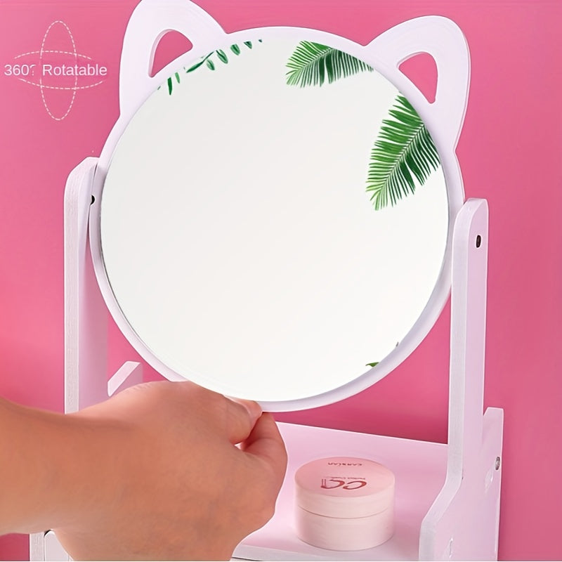 Makeup Spegel Med Förvaring Söt Bord Design