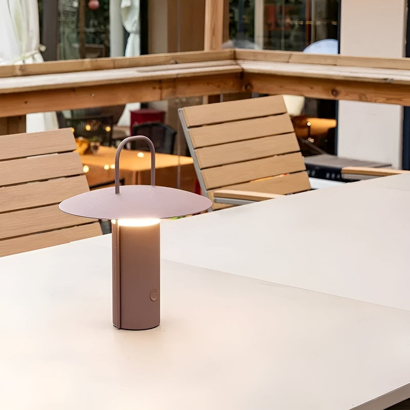 Carvallo LED Trädgårdslampa Återuppladdningsbar | Vattentät & Trådlös | Varmvit Stämningsljus | 7x19x24 cm