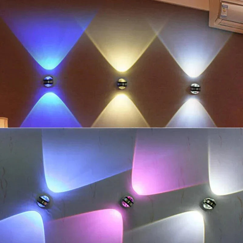 CrystalGlow – LYX LED Vägglampa med Kristaller