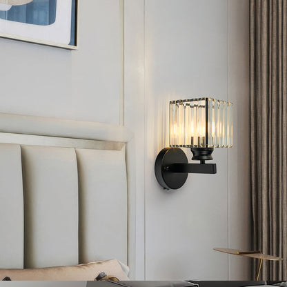 Kristallvägglampa - Rund eller Fyrkantig