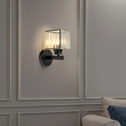 Kristallvägglampa - Rund eller Fyrkantig