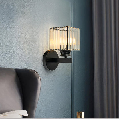 Kristallvägglampa - Rund eller Fyrkantig