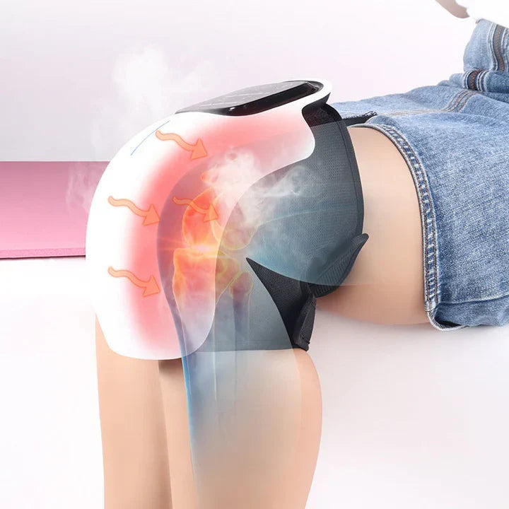 Kompakt knä-massager för smärtlindring