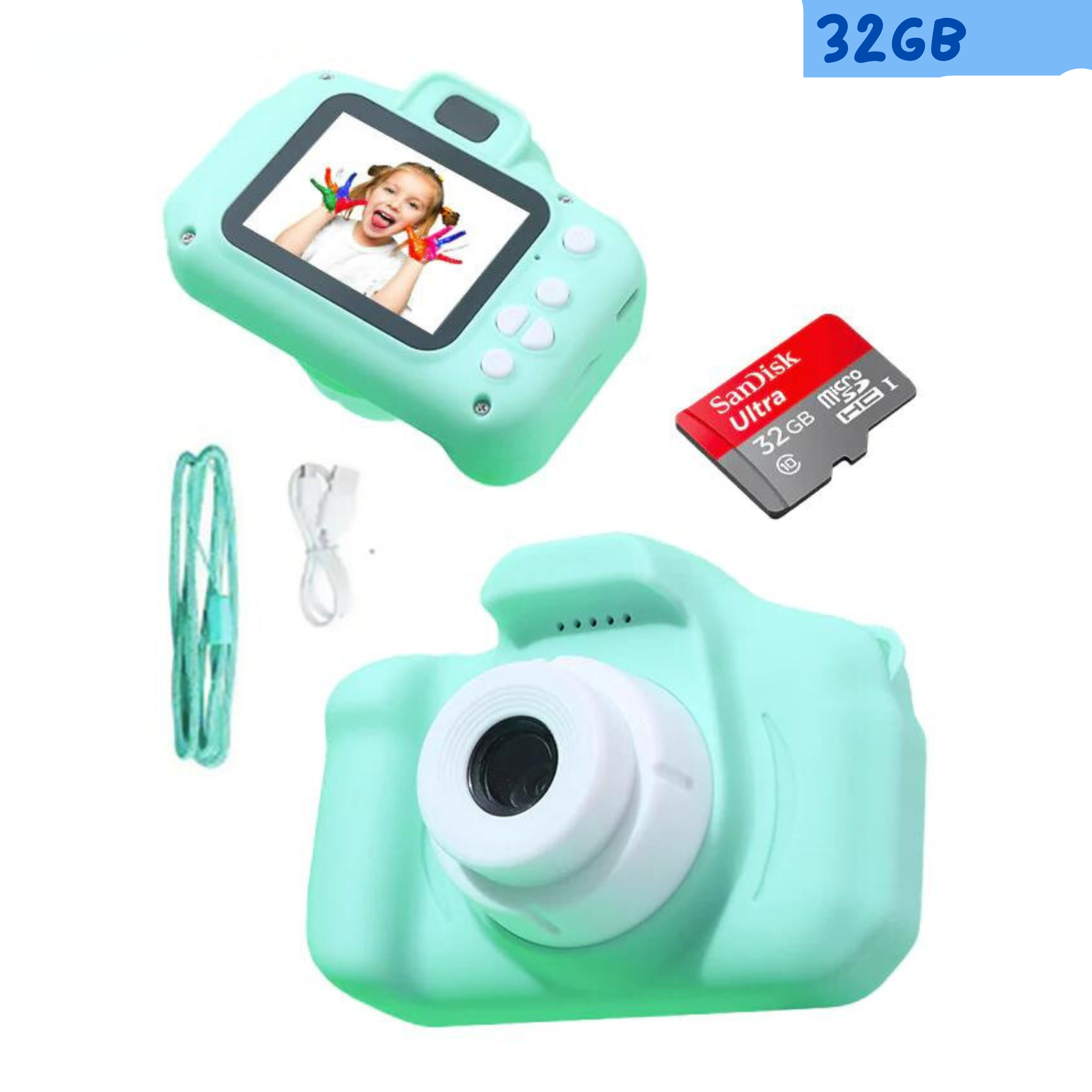 Carvallo - Barnvänlig digitalkamera för unga skapare och upptäcktsresande