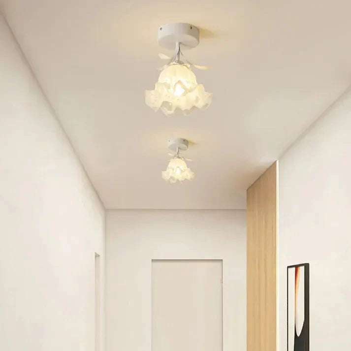 Vintage fransk stil mini blomster taklampa