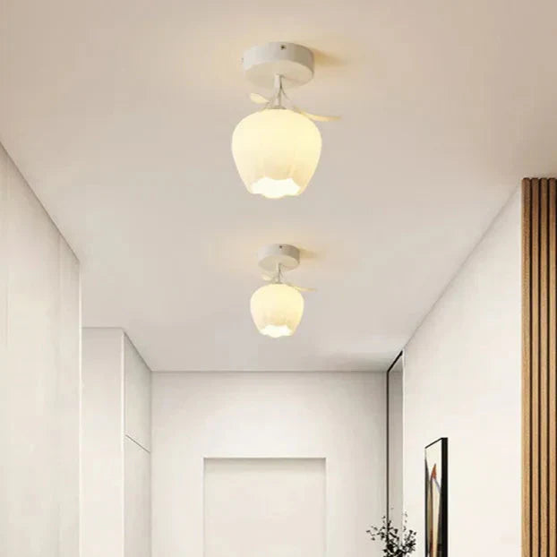 Vintage fransk stil mini blomster taklampa