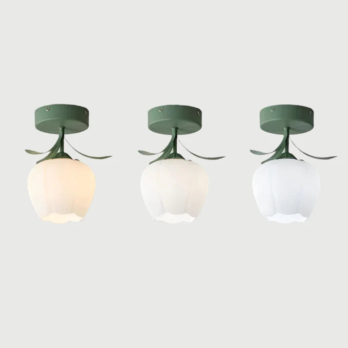 Vintage fransk stil mini blomster taklampa