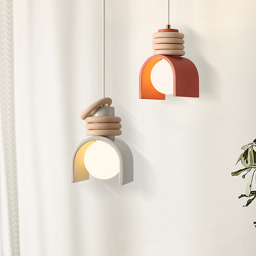 Fransk Stil Kräm Vax Taklampa