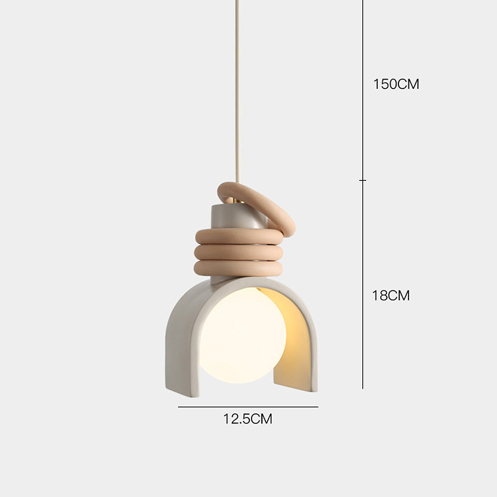 Fransk Stil Kräm Vax Taklampa