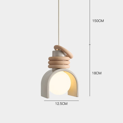 Fransk Stil Kräm Vax Taklampa