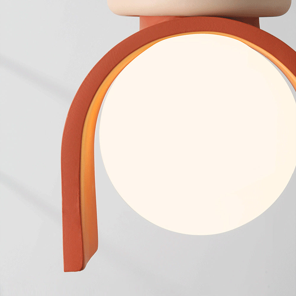 Fransk Stil Kräm Vax Taklampa