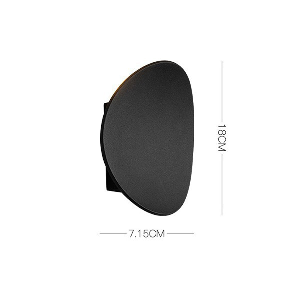 Kreativ Aluminium Skiva LED Vägglampa