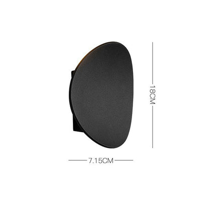 Kreativ Aluminium Skiva LED Vägglampa