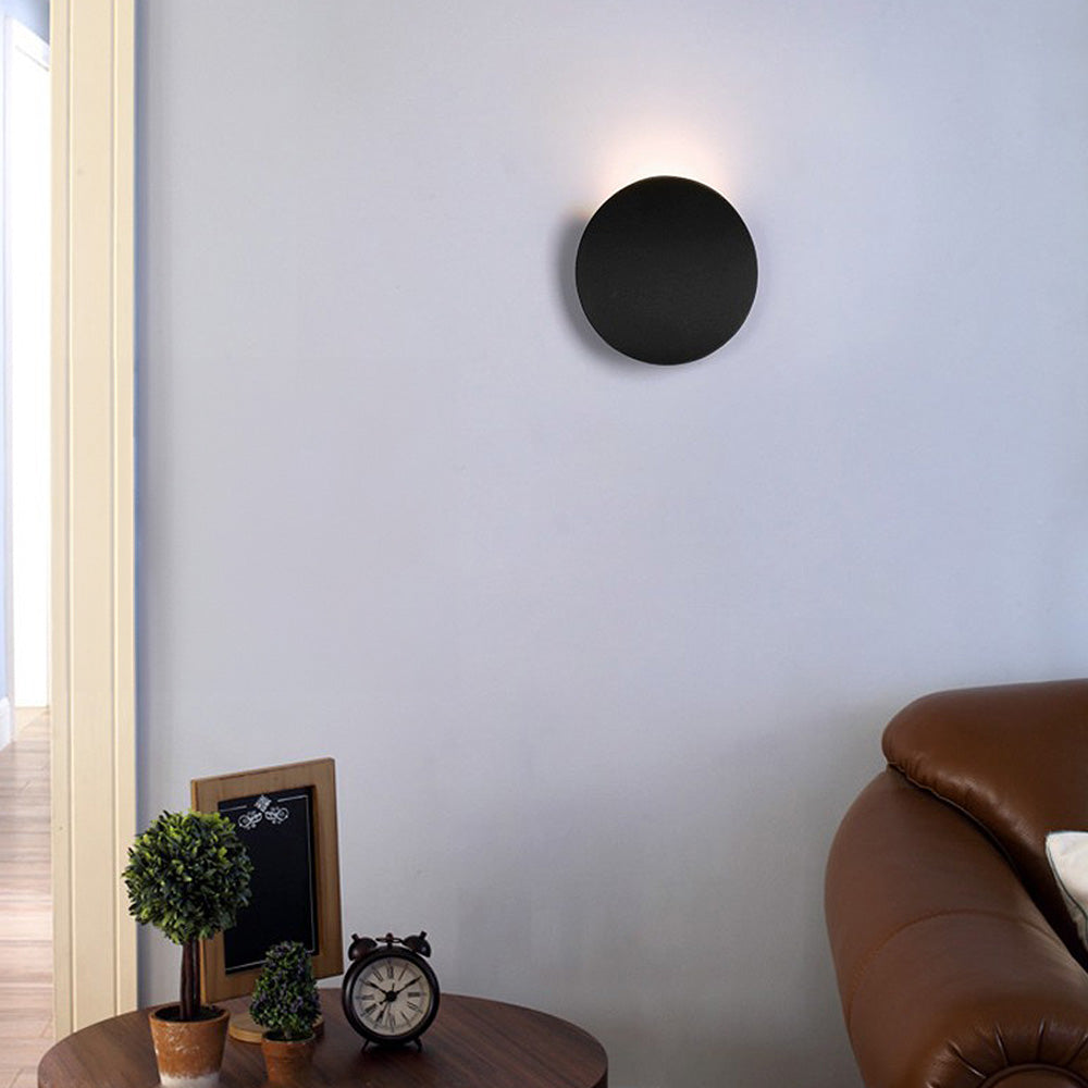 Kreativ Aluminium Skiva LED Vägglampa