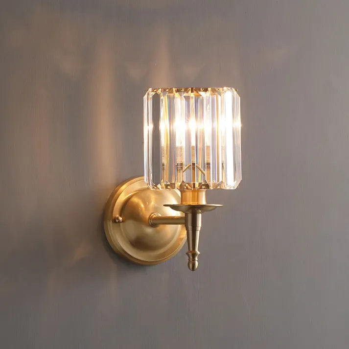 Klassisk Vintage Kristall Vägglampa – Oupulent Dekorativ Sconce