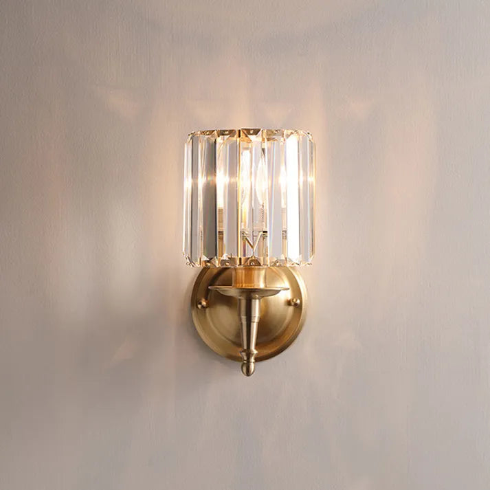 Klassisk Vintage Kristall Vägglampa – Oupulent Dekorativ Sconce