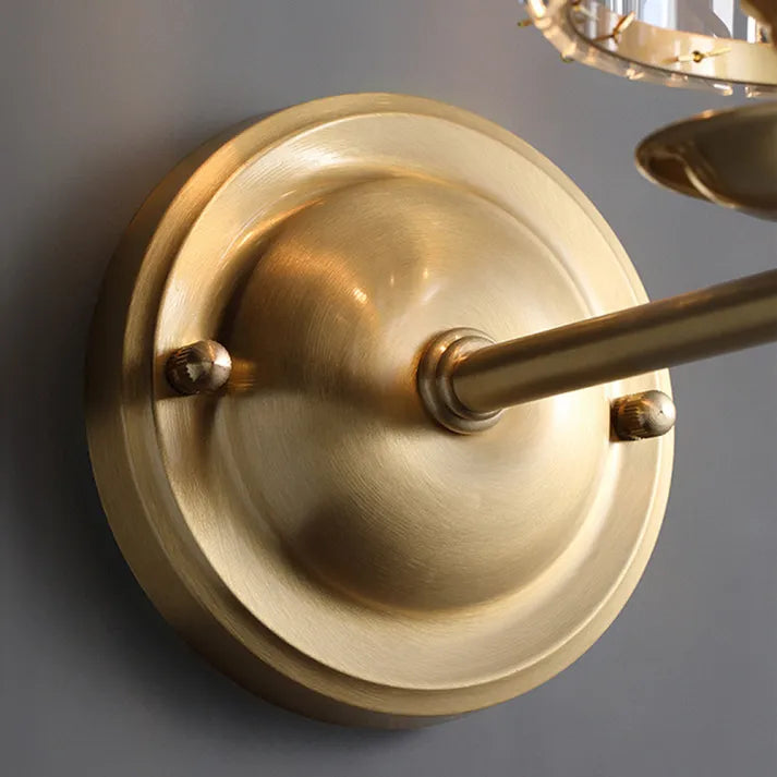 Klassisk Vintage Kristall Vägglampa – Oupulent Dekorativ Sconce