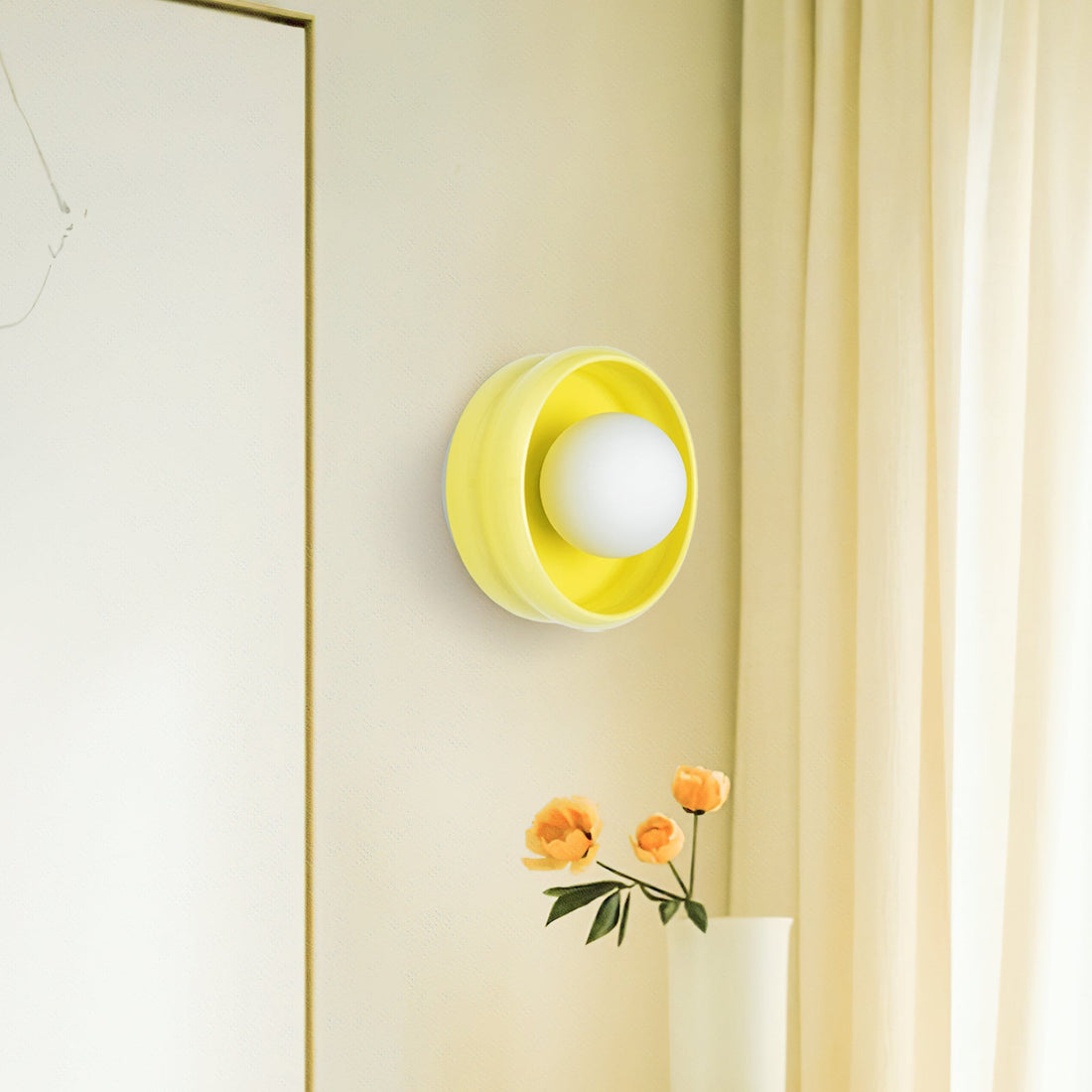 Modern Randig Enkel Keramisk Vägglampa