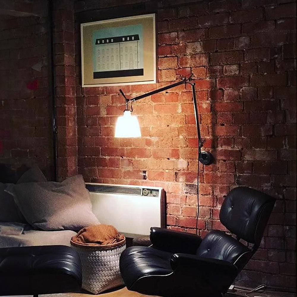 Modern Svängbar Silver Vägglampa