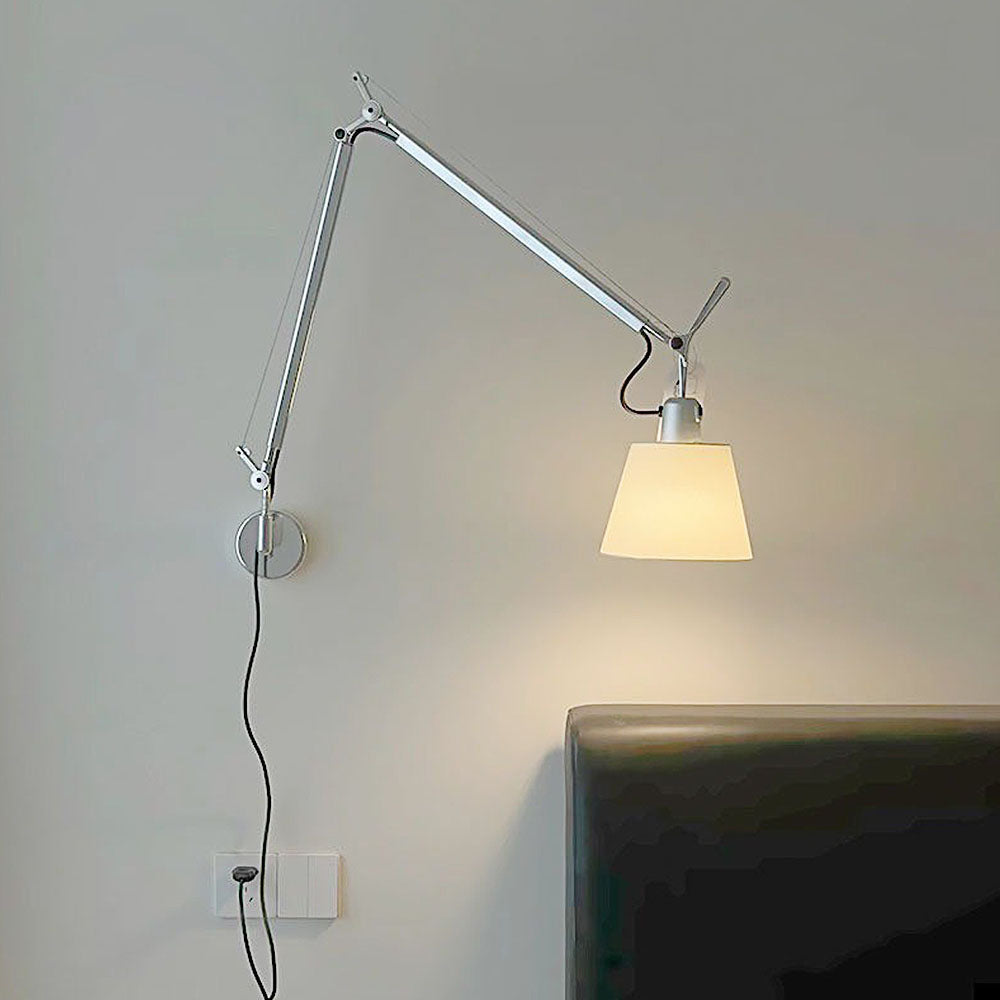 Modern Svängbar Silver Vägglampa