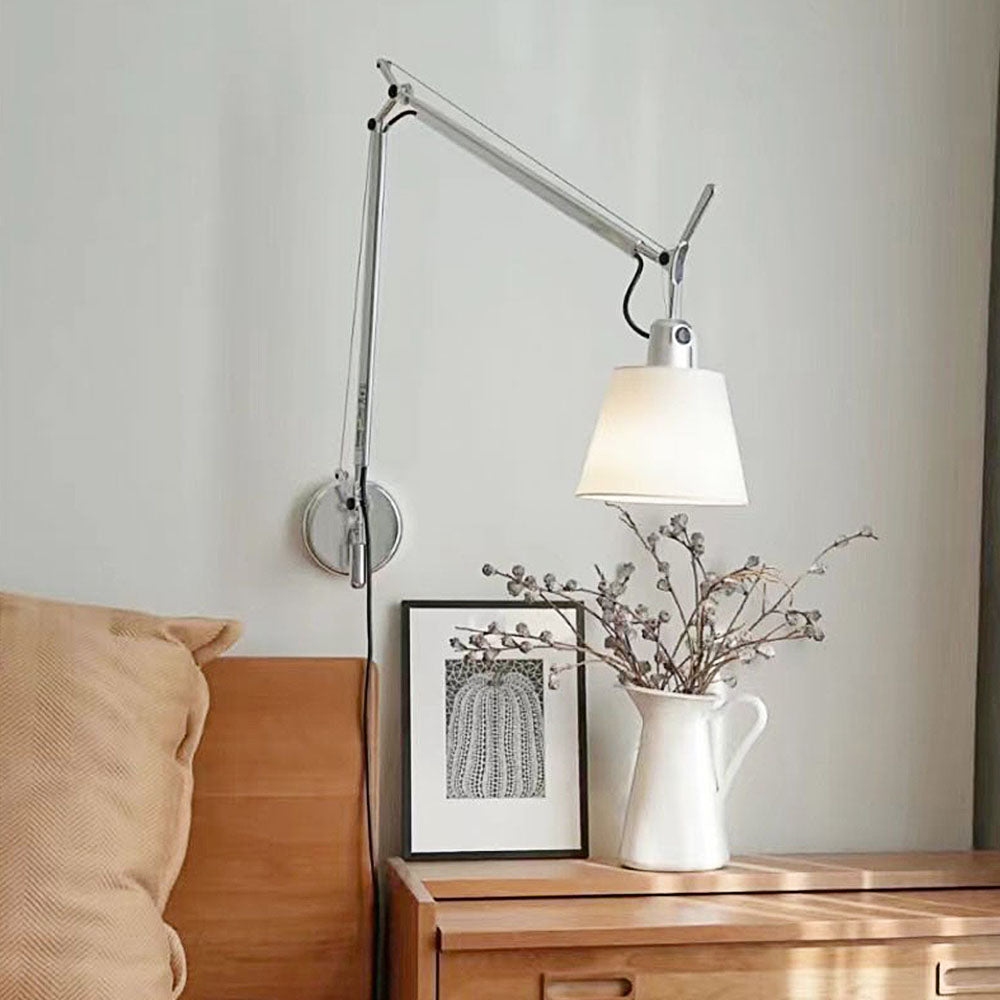 Modern Svängbar Silver Vägglampa