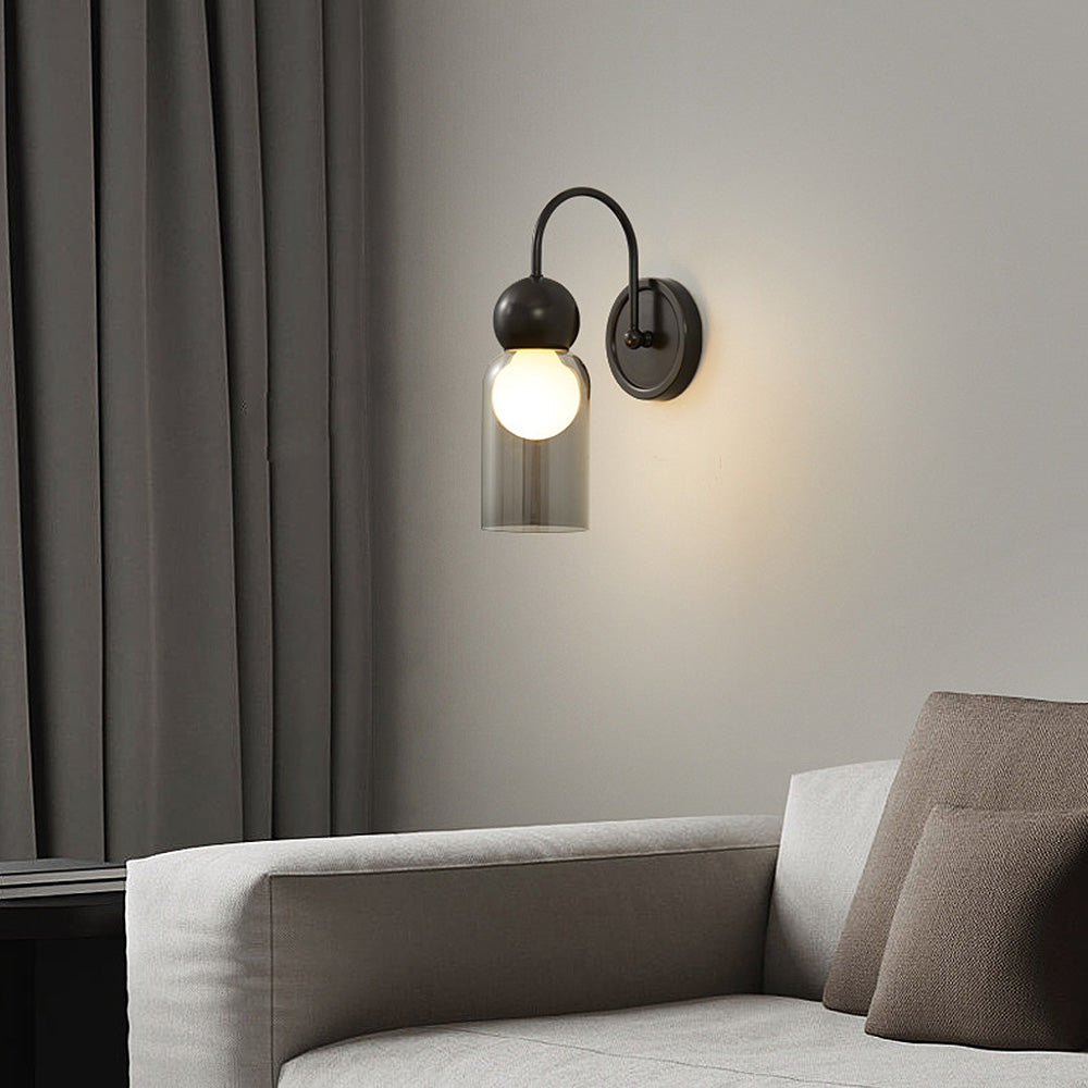 Modern Transparent Nordic Vägglampa