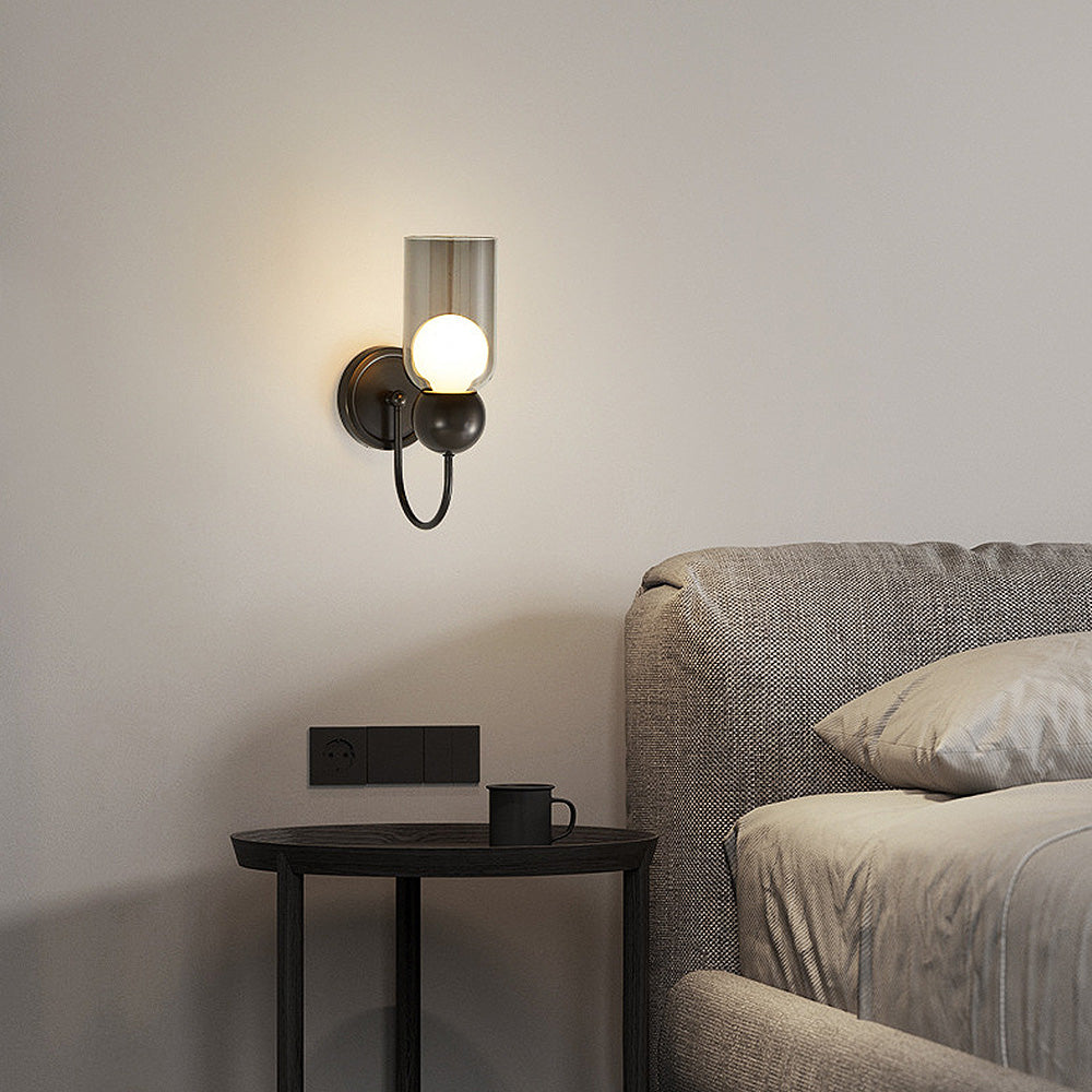 Modern Transparent Nordic Vägglampa