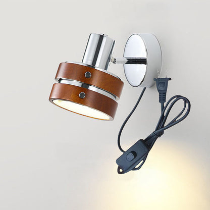 Fransk Stil Brun Mini Vägglampa