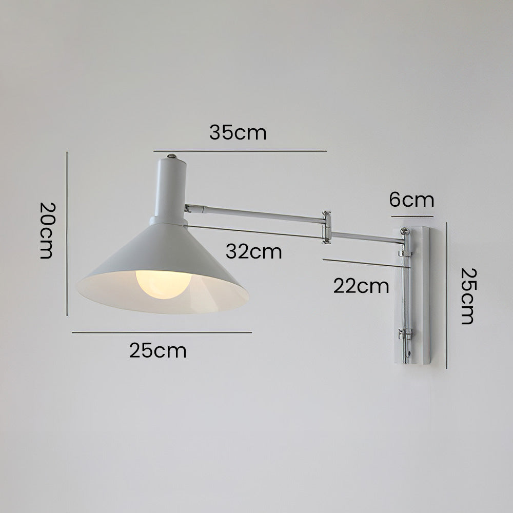 Modern vridbar järnvägglampa