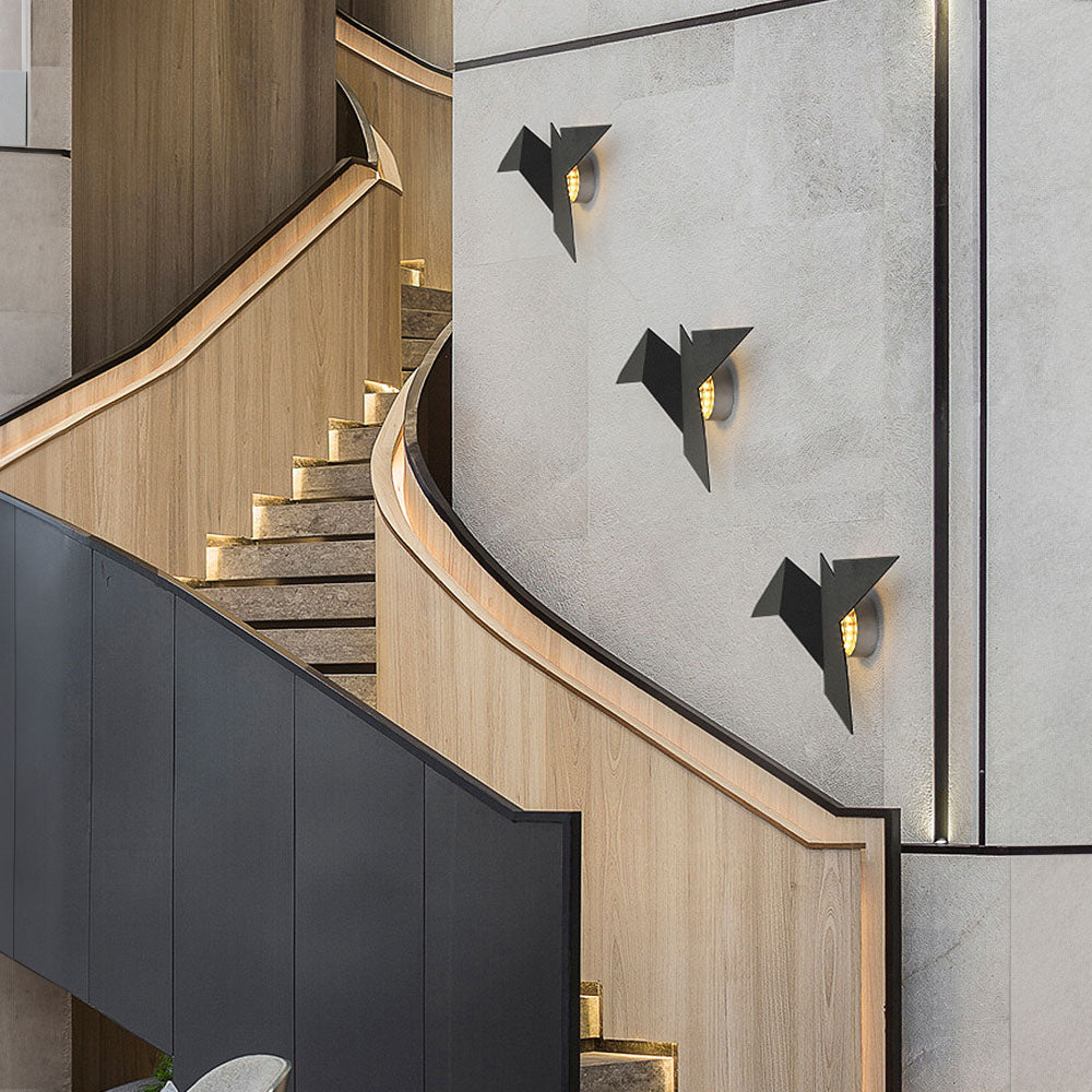 Fågelformad Järnvägglampa