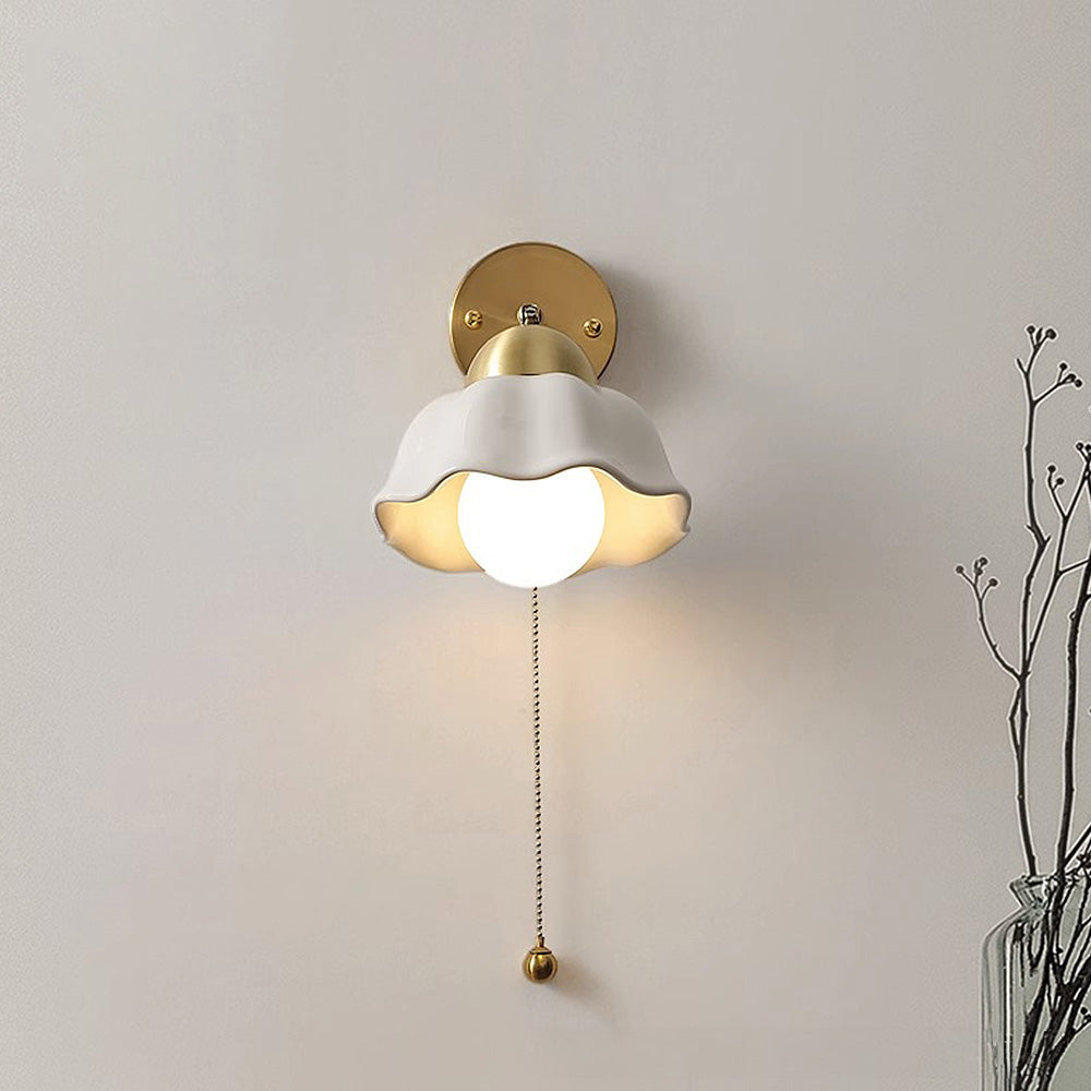 Fransk Vit Justerbar Vägglampa